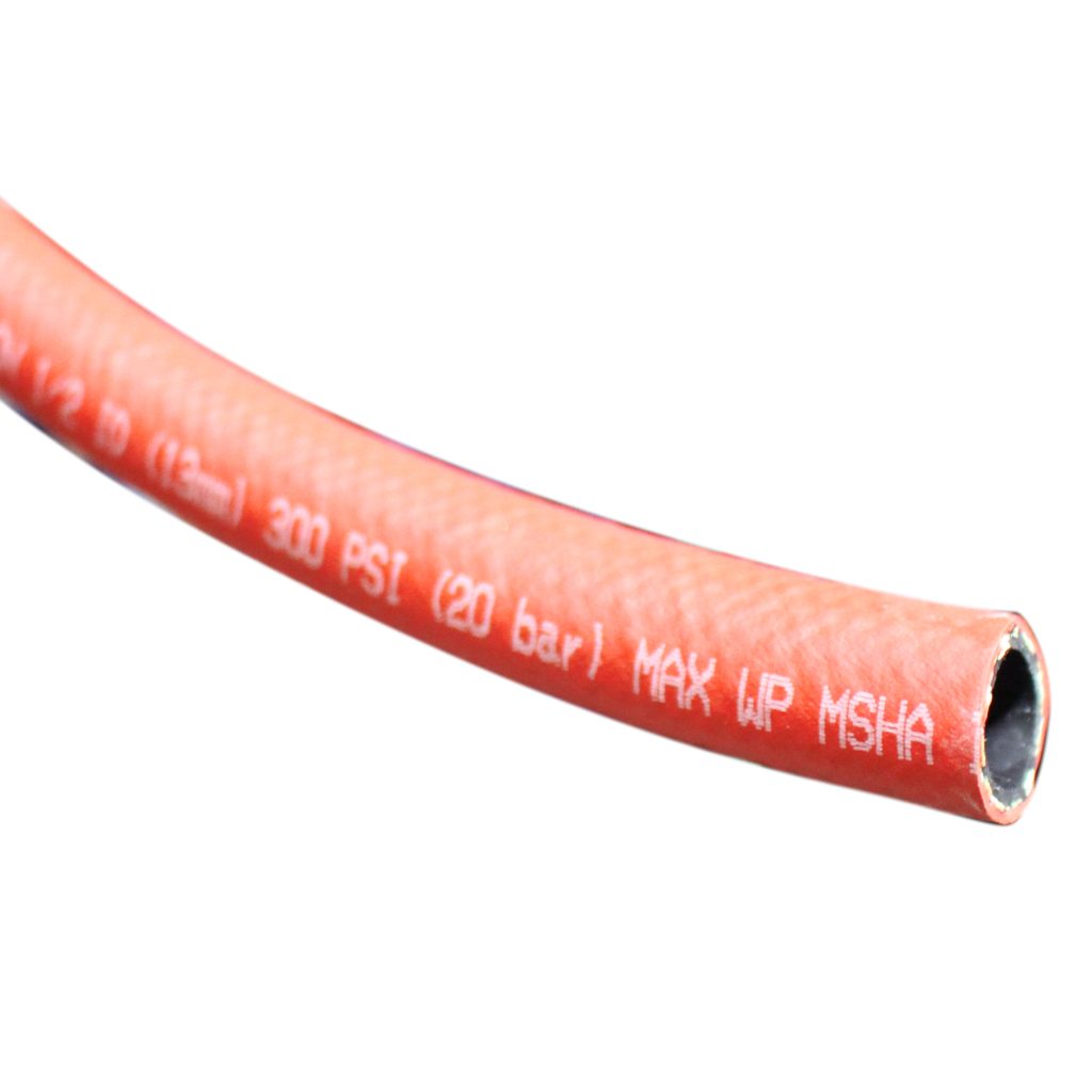 Hose, Multipurpose, Push-On Style, 1/2" Inside Diameter, Red, 300 psi, 0.75" Hose Outside Diameter