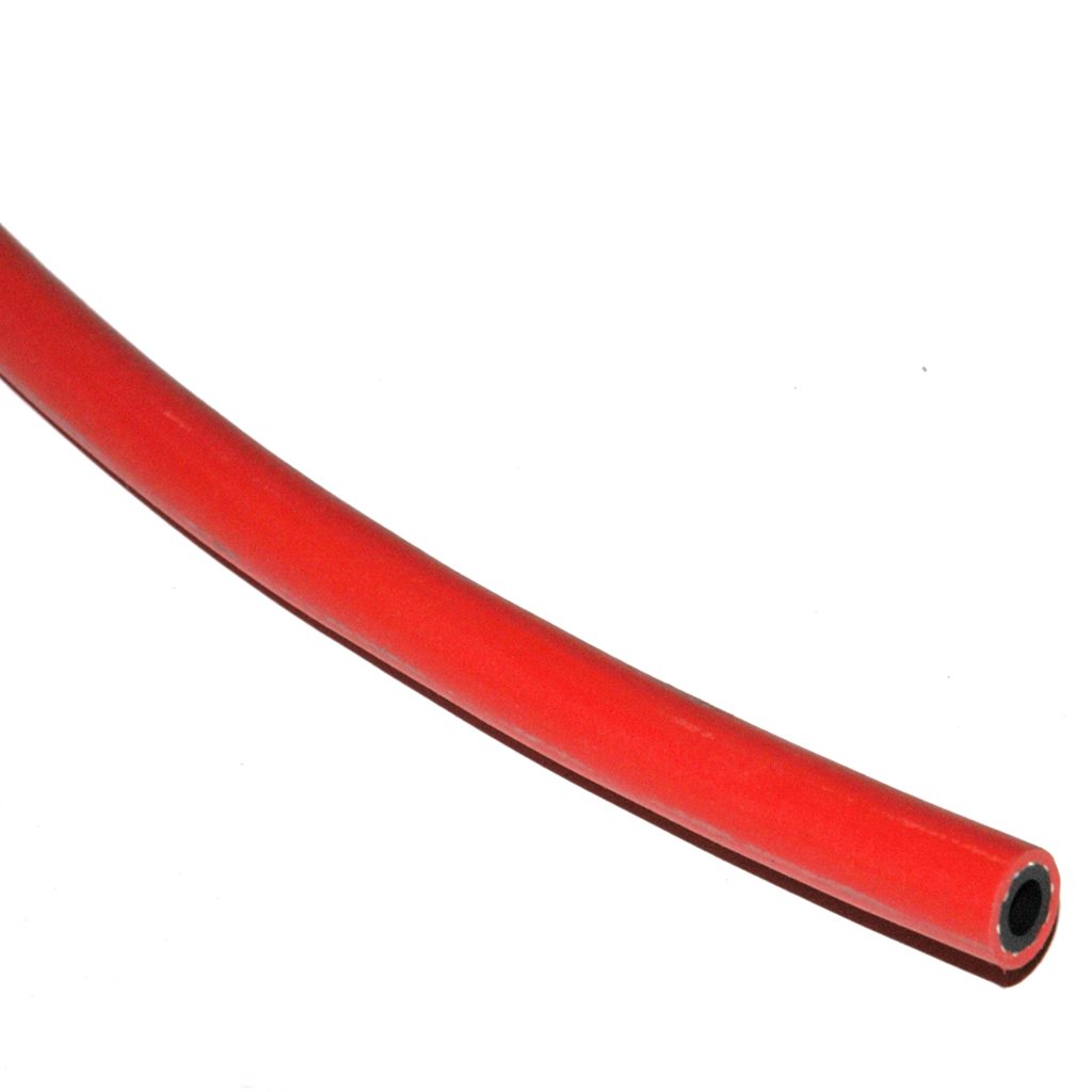 Hose, Water/Air, 1/4" Inside Diameter, 300 psi, Red, 0.55" Outside Diameter