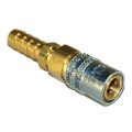 Coupler, 1/4" Passage, 3/8" Inside Diameter Hose, Straight, Valved, 206V Series. - Image 2