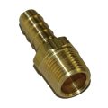 Hose Barb, 3/8″ Inside Diameter hose, 3/8″ Male NPT, Straight, Brass