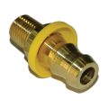Hose Barb, 1/2″ Inside Diameter Push-On, 1/4″ Male NPT, Brass