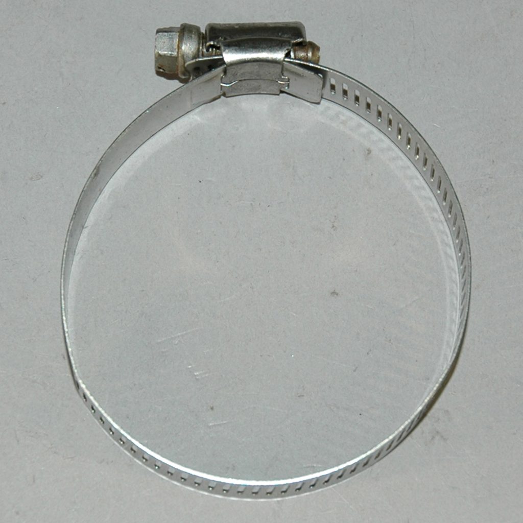 Hose Clamp, Worm Gear, Standard, 1/2" Wide Clamp # 40, Size Range: 1" to 3" Diameter
