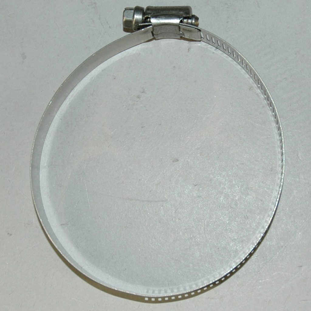 Hose Clamp, Worm Gear, Standard, 1/2" Wide Clamp # 56, Size Range: 3" to 4" Diameter