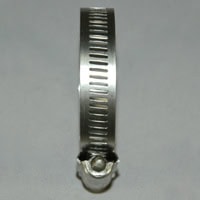 Hose Clamp, Worm Gear, Standard, 1/2" Wide Clamp # 28, Size Range: 1-1/4" to 2-1/4" Diameter
