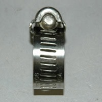 Hose Clamp, Worm Gear, Standard, 1/2" Wide Clamp # 8, Size Range: 7/16" to 1" Diameter