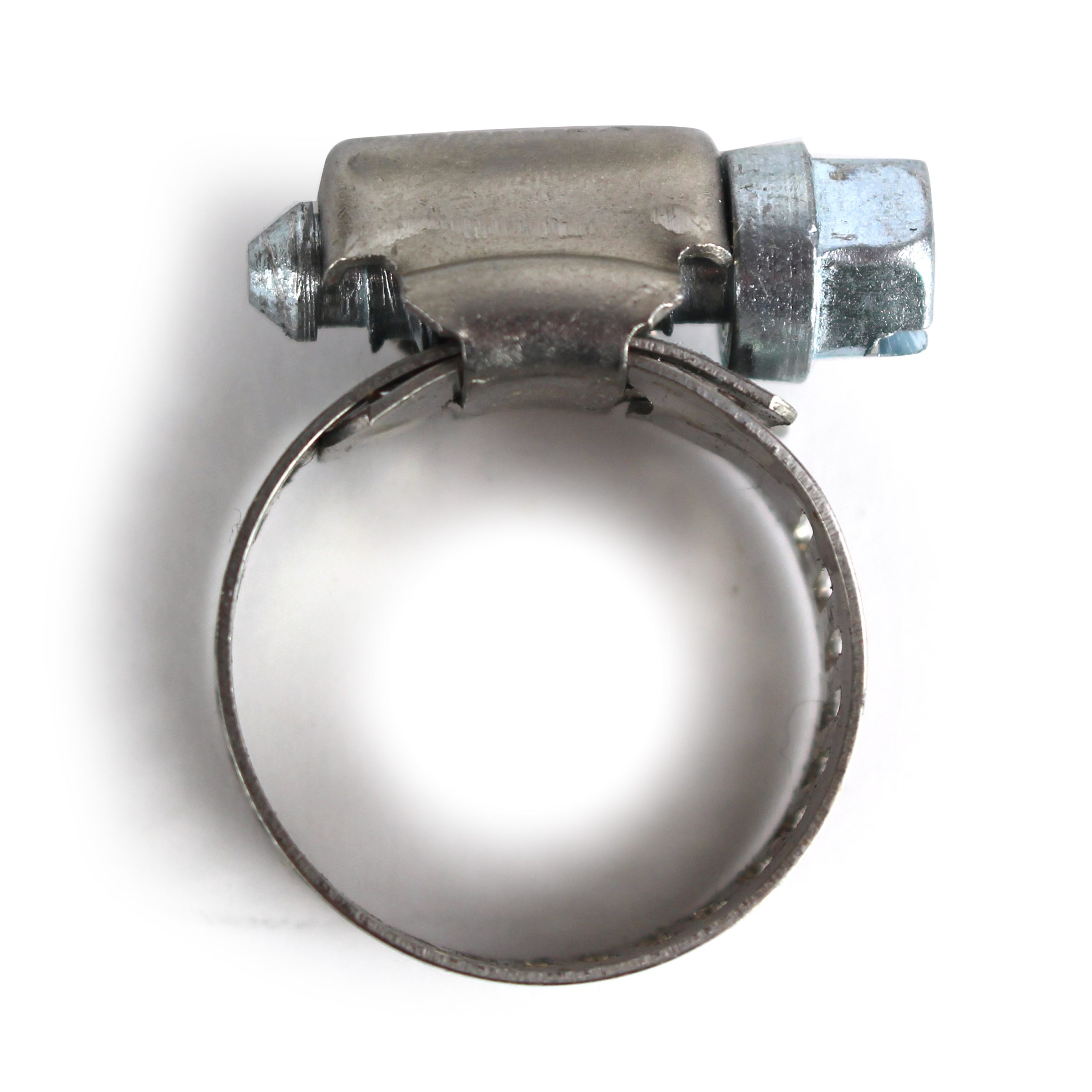 Hose Clamp, Worm Gear, Standard, 1/2" Wide Clamp # 6, Size Range: 3/8" to 7/8" Diameter - Image 1