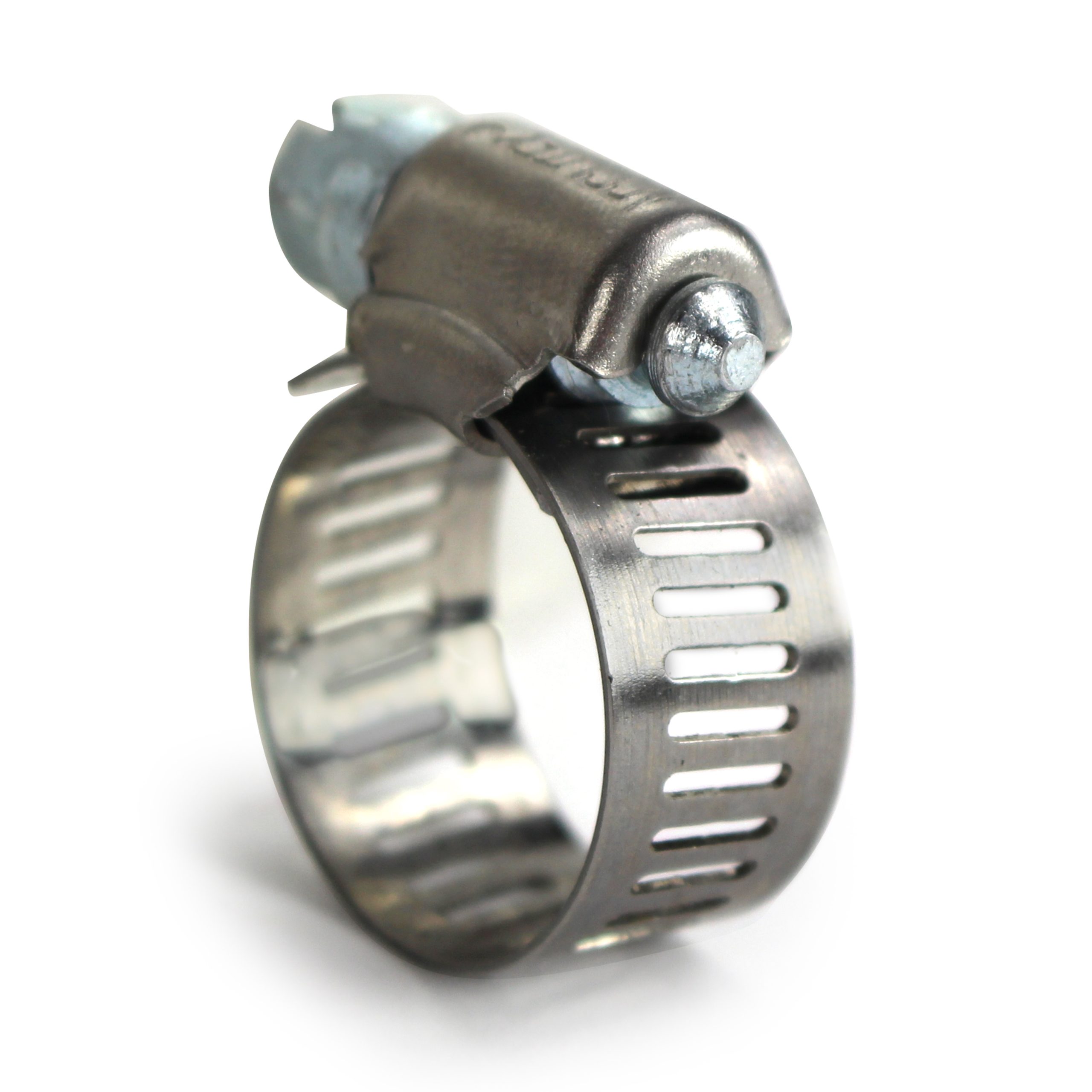 Hose Clamp, Worm Gear, Standard, 1/2" Wide Clamp # 6, Size Range: 3/8" to 7/8" Diameter - Image 2
