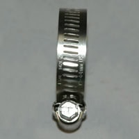 Hose Clamp, Worm Gear, Standard, 1/2" Wide Clamp # 20, Size Range: 3/4" to 1-3/4" Diameter