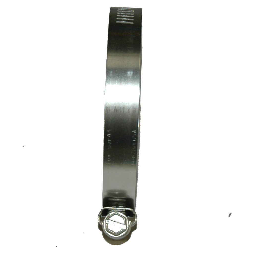Hose Clamp, Worm Gear, Standard, 1/2" Wide Clamp # 44, Size Range: 1-1/4" to 3-1/4" Diameter