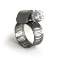 Hose Clamp, Worm Gear, Micro Size, 5/16" Wide Clamp # 4, Size Range: 5/16" to 5/8" Diameter - Image 2