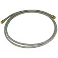 Hose, High Heat Resistant, PTFE, 6′ Long, Swaged 1/4″ Male NPT Fittings on Both Ends