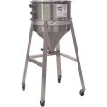 Drying Hopper, Spiral, Mobile, 24″ Diameter Stainless Steel