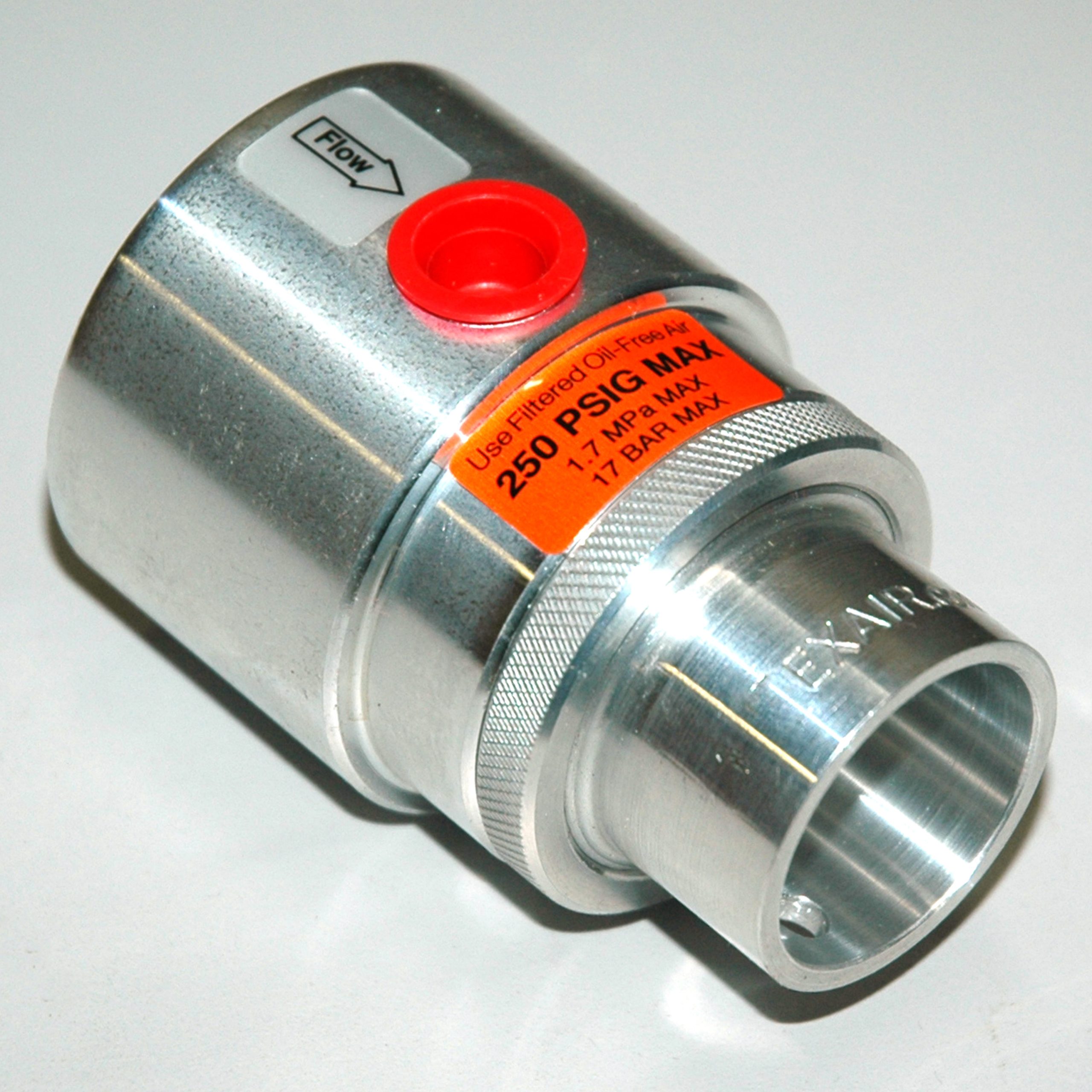 Replacement Eductor, New Style, Aluminum, for MHL3-ME20, MHL3-PHL1000 Pneumatic Loader. - Image 2