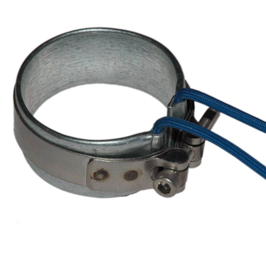 Heater Band, 2" Inside Diameter x 1" Wide, Mica, 240 Volt, 200 Watt, 10" Flex Leads