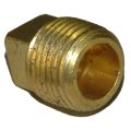 Plug, Square Head, Cored, 1/2" NPT, Bronze - Image 1