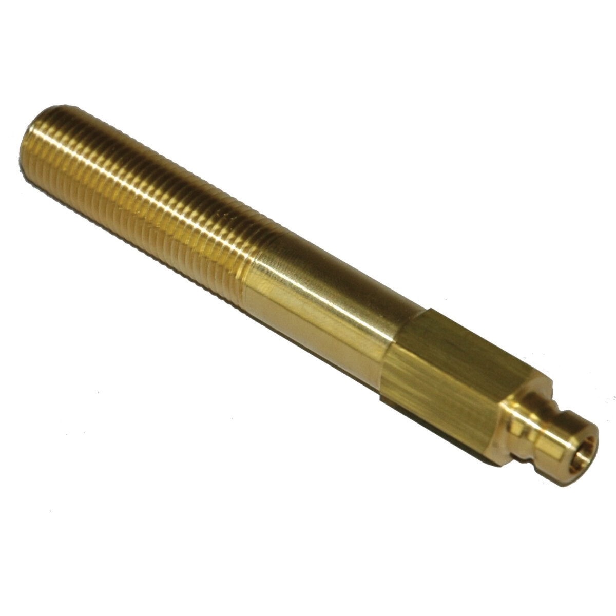 Plug, Water Extension, 200 Series, 1/4" Passage, 4" Length, 1/4" NPT, Brass - Image 2
