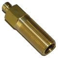 Plug, Water Extension, 200 Series, 1/4″ Passage, 2-1/2″ Length, 3/8″ NPT, Brass