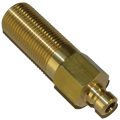 Plug, Water Extension, 200 Series, 1/4″ Passage, 2-1/2″ Length, 3/8″ NPT, Brass