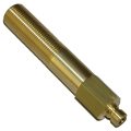 Plug, Water Extension, 200 Series, 1/4" Passage, 4" Length, 3/8" NPT, Brass - Image 1
