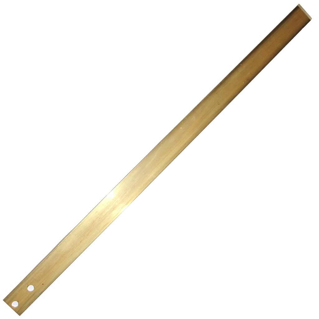 Brass Scraper Blade Only, Flat, Heavy Duty, 1" Blade Width, 18" Overall Length