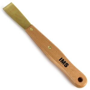 Brass Mold Scraper, 1-5/16" Blade Width, 11-3/4" Overall Length.