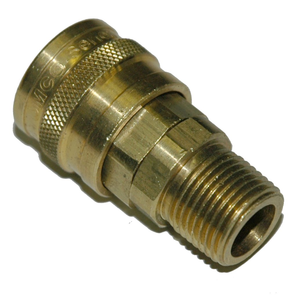 Coupler, 20 Series, 1/4" Body, 3/8" Male NPT