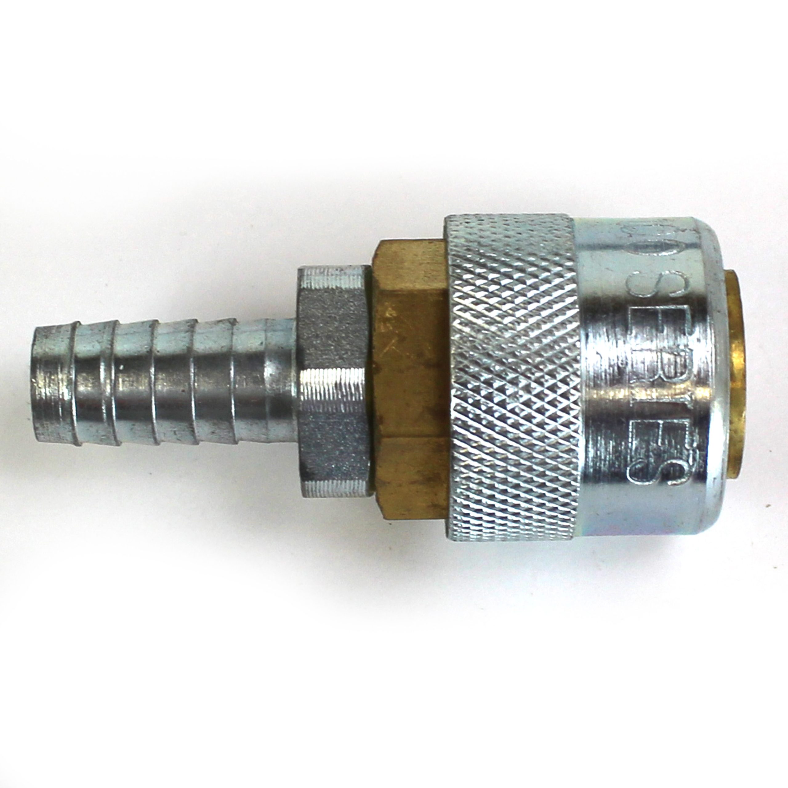 Coupler, 50 Series, 1/4" Body, 3/8" Standard Hose Barb - Image 1