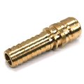 Plug, ST Series, 1/4″ Passage, 1/4″ Hose Barb, Straight, Brass