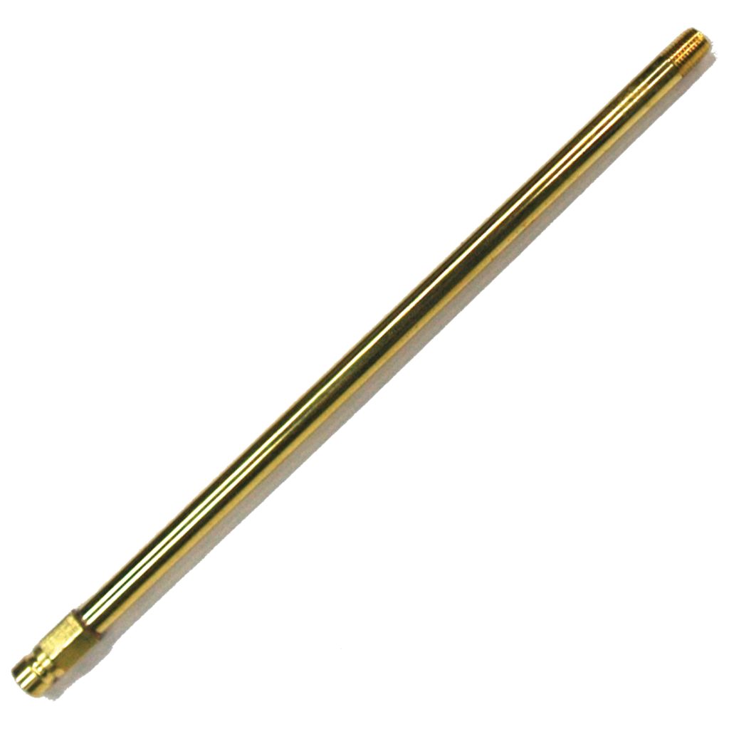 Plug, Water Extension, 200 Series, 1/4" Passage, 8-1/2" Length, 1/16" NPT, Brass