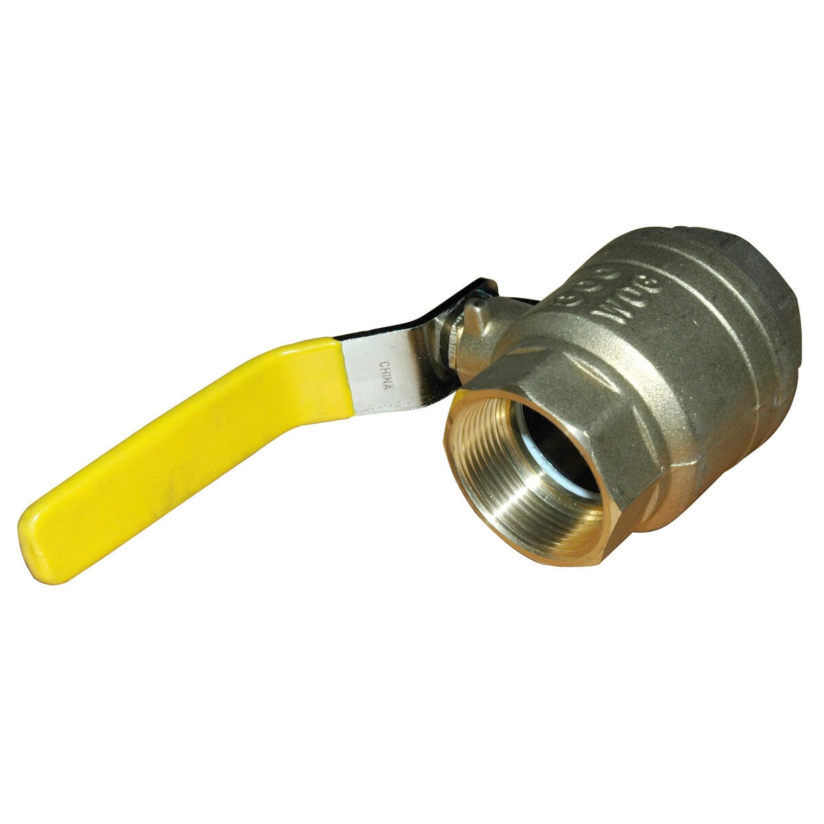 Ball Valve, 1-1/2" Female NPT, Econo Line, Full Port, Brass - Image 2