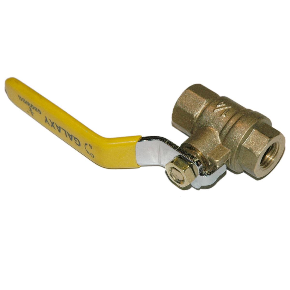 Ball Valve, 1/4", Female NPT, Econo Line, Full Port, Brass - Image 1