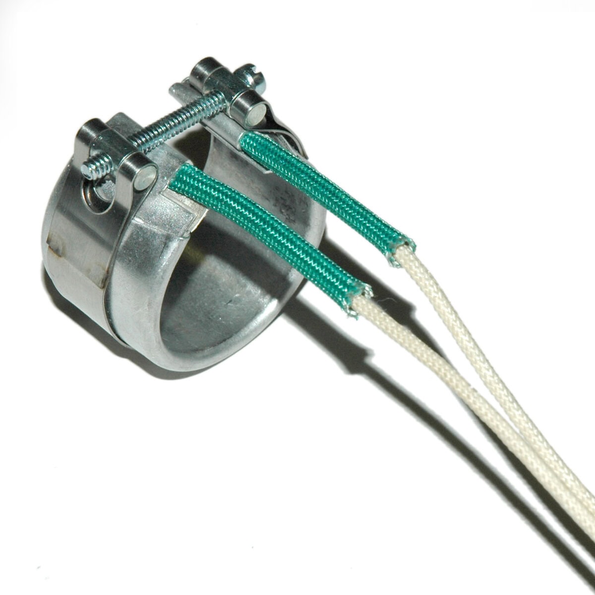 Heater Band, 1-1/4" Inside Diameter x 1" Wide, Mica, 240 Volt, 125 Watt, 12" Flex Leads - Image 1