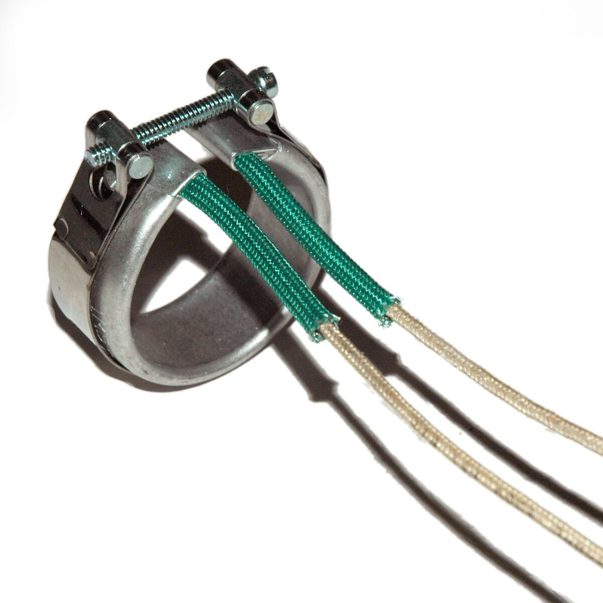 Heater Band, 1-1/2" Inside Diameter x 3/4" Wide, Mica, 240 Volt, 150 Watt, 12" Flex Leads - Image 1