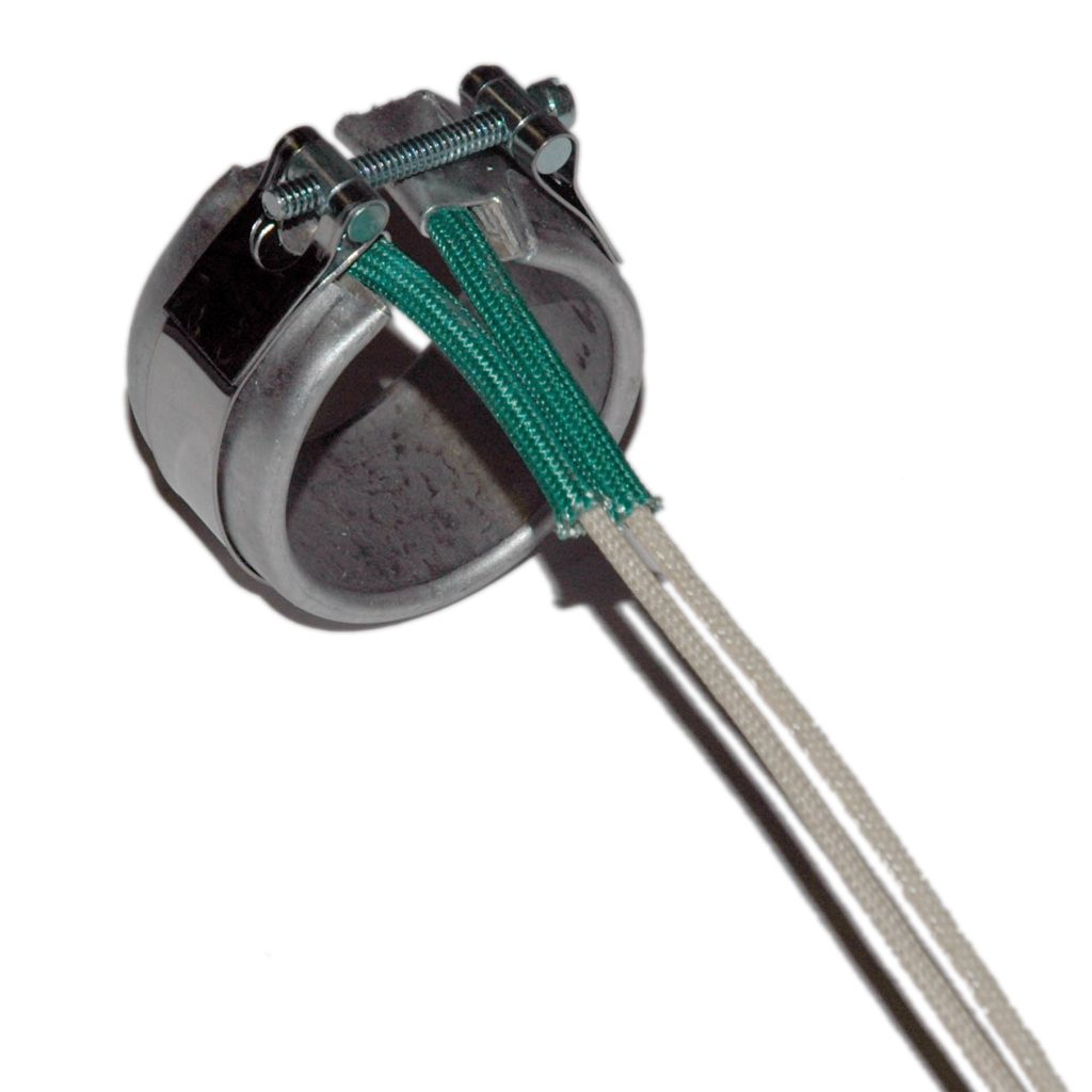 Heater Band, 1-1/2" Inside Diameter x 1" Wide, Mica, 240 Volt, 150 Watt, 12" Flex Leads
