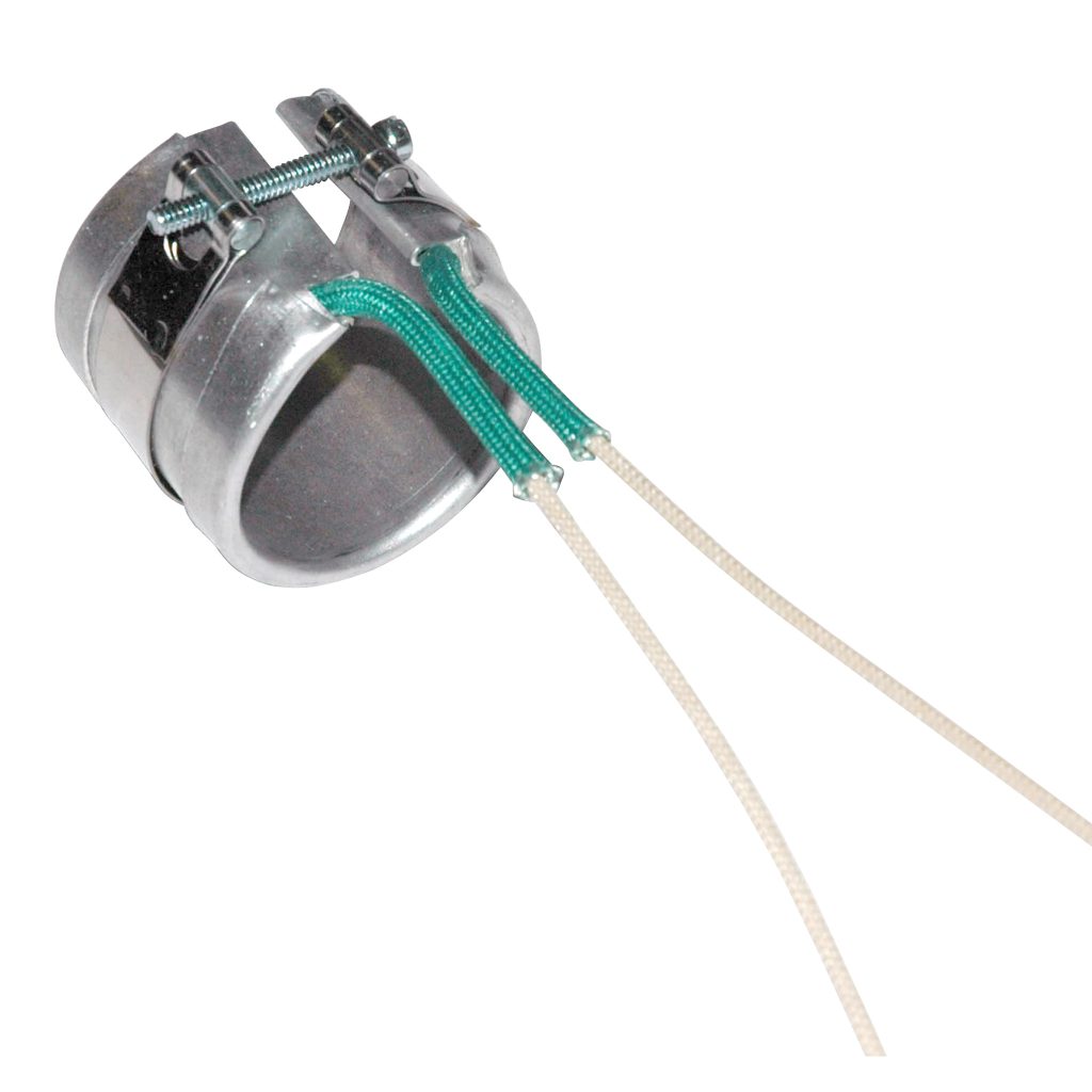 Heater Band, 1-1/2" Inside Diameter x 1-1/2" Wide, Mica, 240 Volt, 300 Watt, 12" Flex Leads