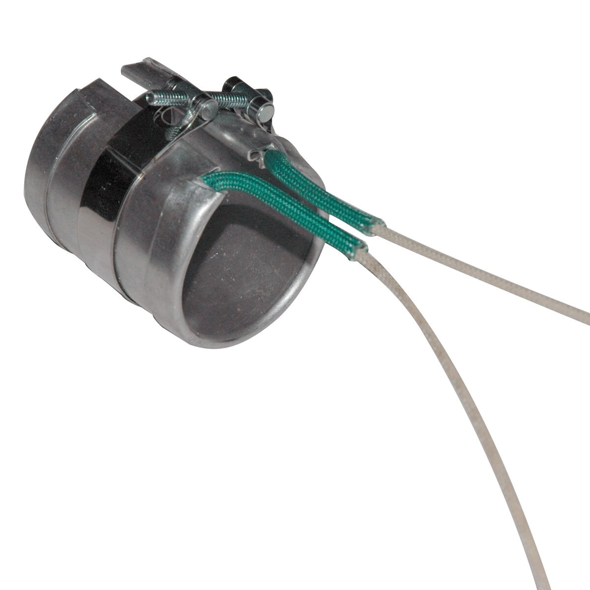Heater Band, 1-1/2" Inside Diameter x 2" Wide, Mica, 120 Volt, 300 Watt, 12" Flex Leads - Image 1