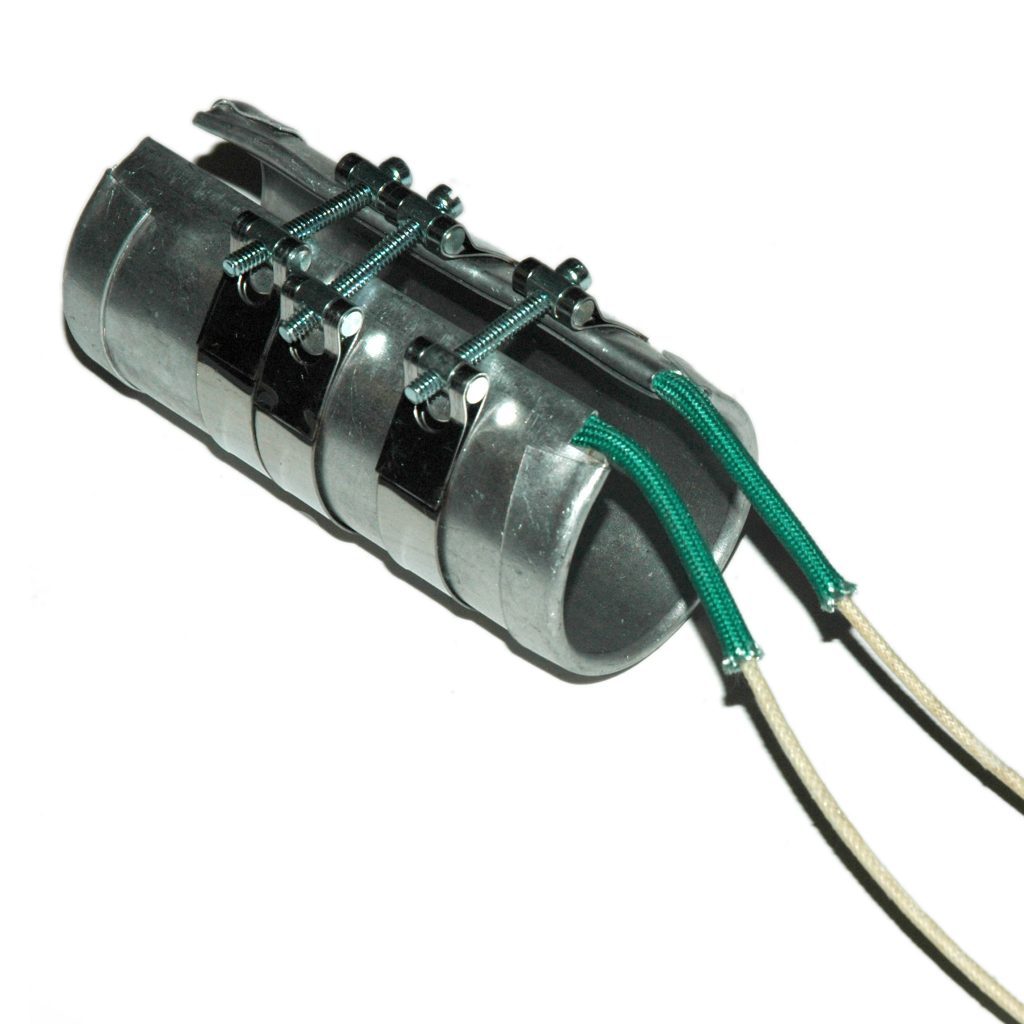 Heater Band, 1-1/2" Inside Diameter x 4" Wide, Mica, 120 Volt, 550 Watt, 12" Flex Leads