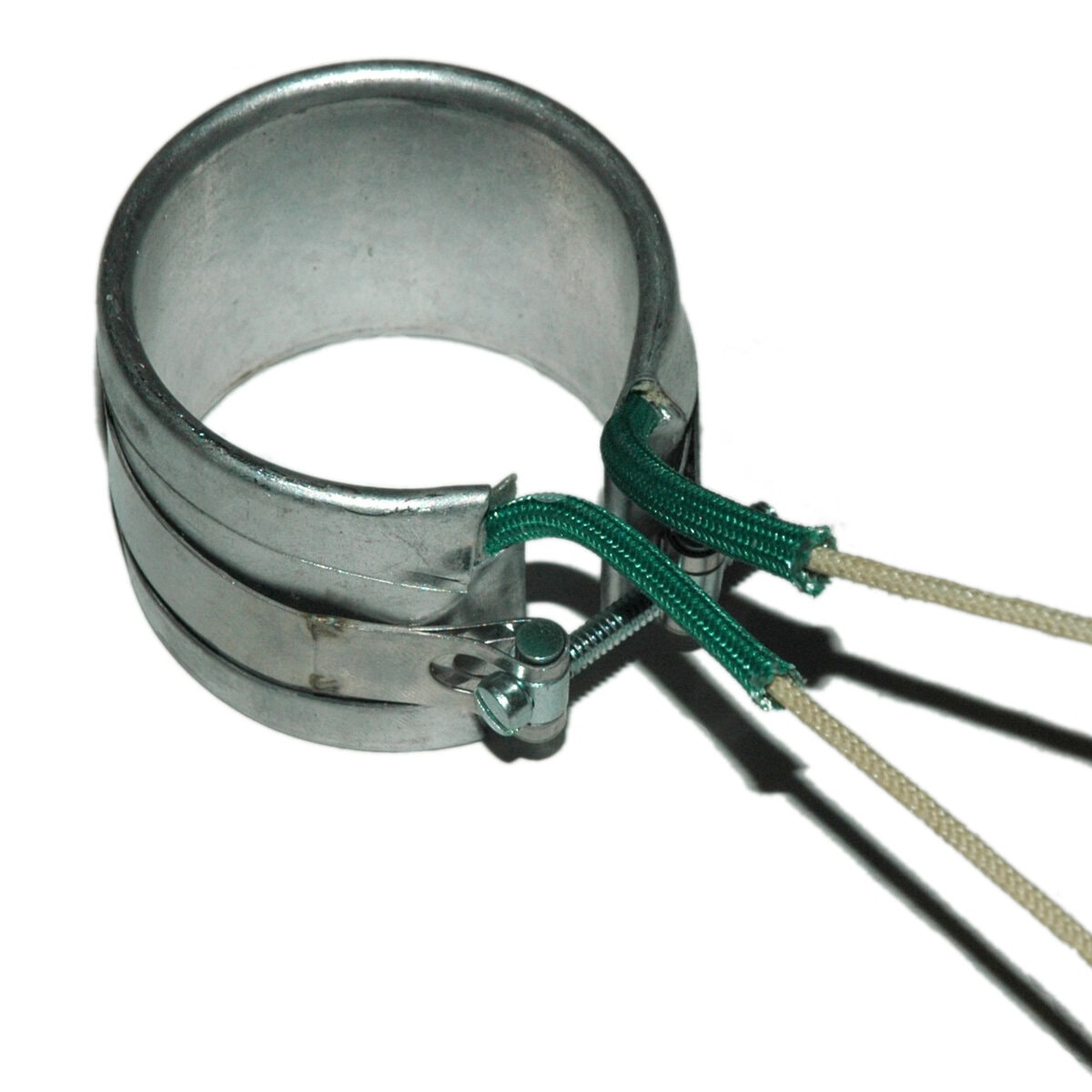 Heater Band, 1-3/4" Inside Diameter x 1-1/2" Wide, Mica, 120 Volt, 300 Watt, 12" Flex Leads - Image 2