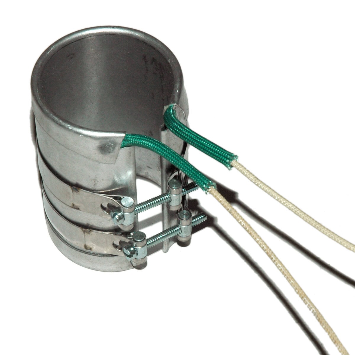 Heater Band, 1-3/4" Inside Diameter x 3" Wide, Mica, 240 Volt, 500 Watt, 12" Flex Leads - Image 2