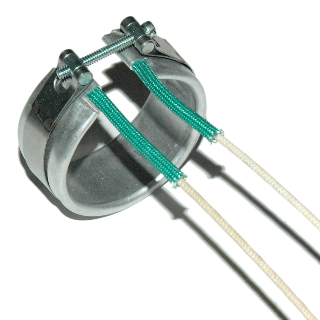 Heater Band, 2" Inside Diameter x 1" Wide, Mica, 120 Volt, 200 Watt, 12" Flex Leads