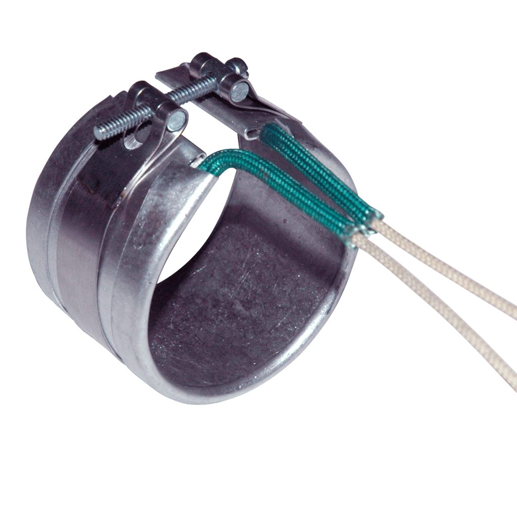 Heater Band, 2" Inside Diameter x 1-1/2" Wide, Mica, 120 Volt, 350 Watt, 12" Flex Leads