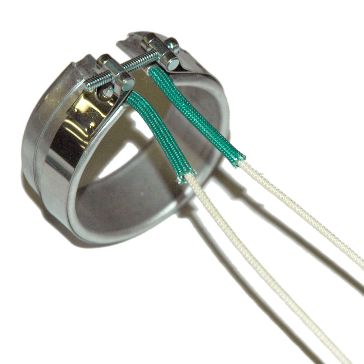 Heater Band, 2-1/4" Inside Diameter x 1" Wide, Mica, 240 Volt, 225 Watt, 12" Flex Leads - Image 1