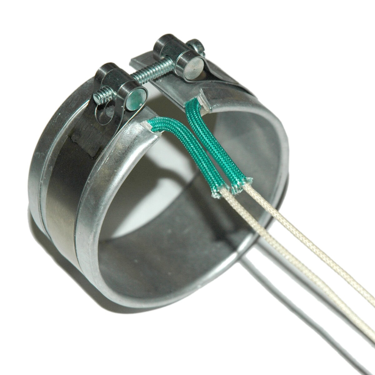 Heater Band, 3" Inside Diameter x 1-1/2" Wide, Mica, 240 Volt, 500 Watt, 12" Flex Leads - Image 1