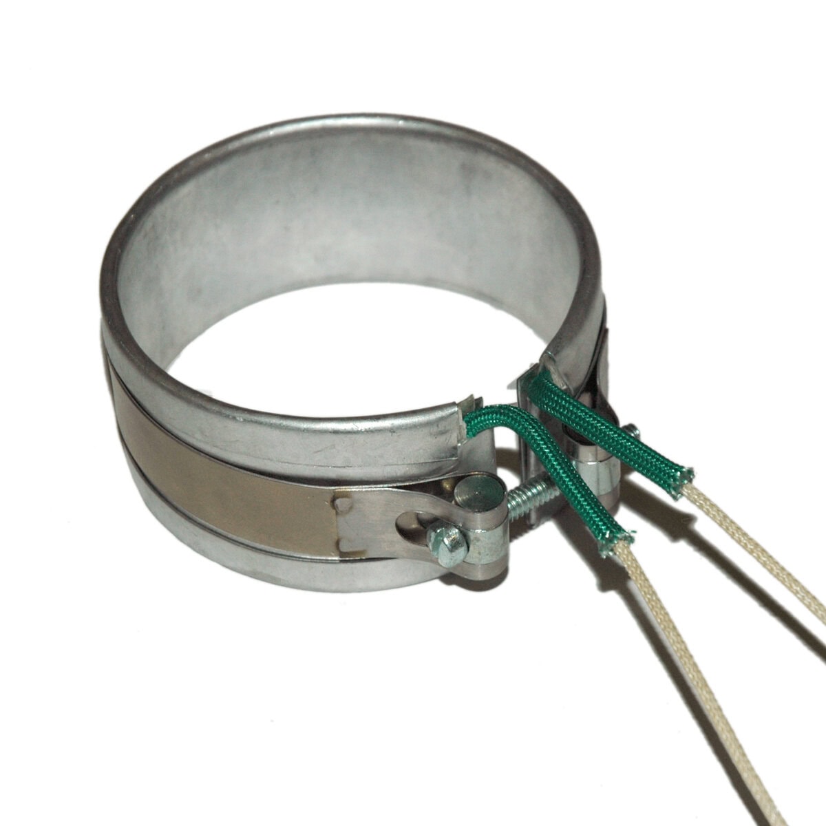 Heater Band, 3" Inside Diameter x 1-1/2" Wide, Mica, 240 Volt, 500 Watt, 12" Flex Leads - Image 2
