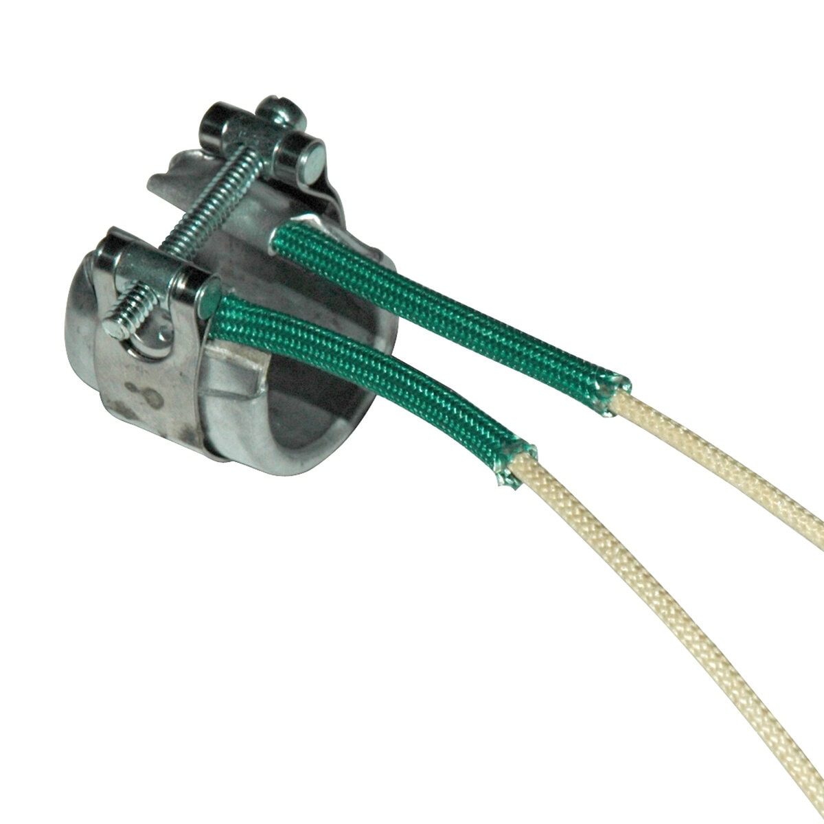 Heater Band, 3/4" Inside Diameter x 1" Wide, Mica, 120 Volt, 80 Watt, 12" Flex Leads - Image 1
