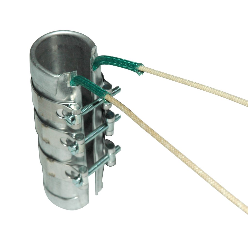 Heater Band, 1" Inside Diameter x 4" Wide, 240 Volt, 400 Watt, 12" Flex Leads