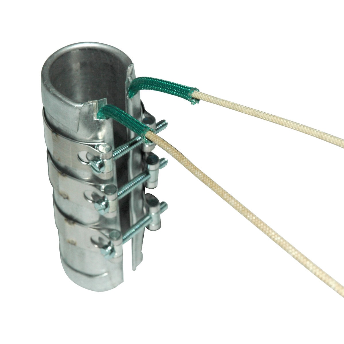 Heater Band, 1" Inside Diameter x 4" Wide, 240 Volt, 400 Watt, 12" Flex Leads - Image 2