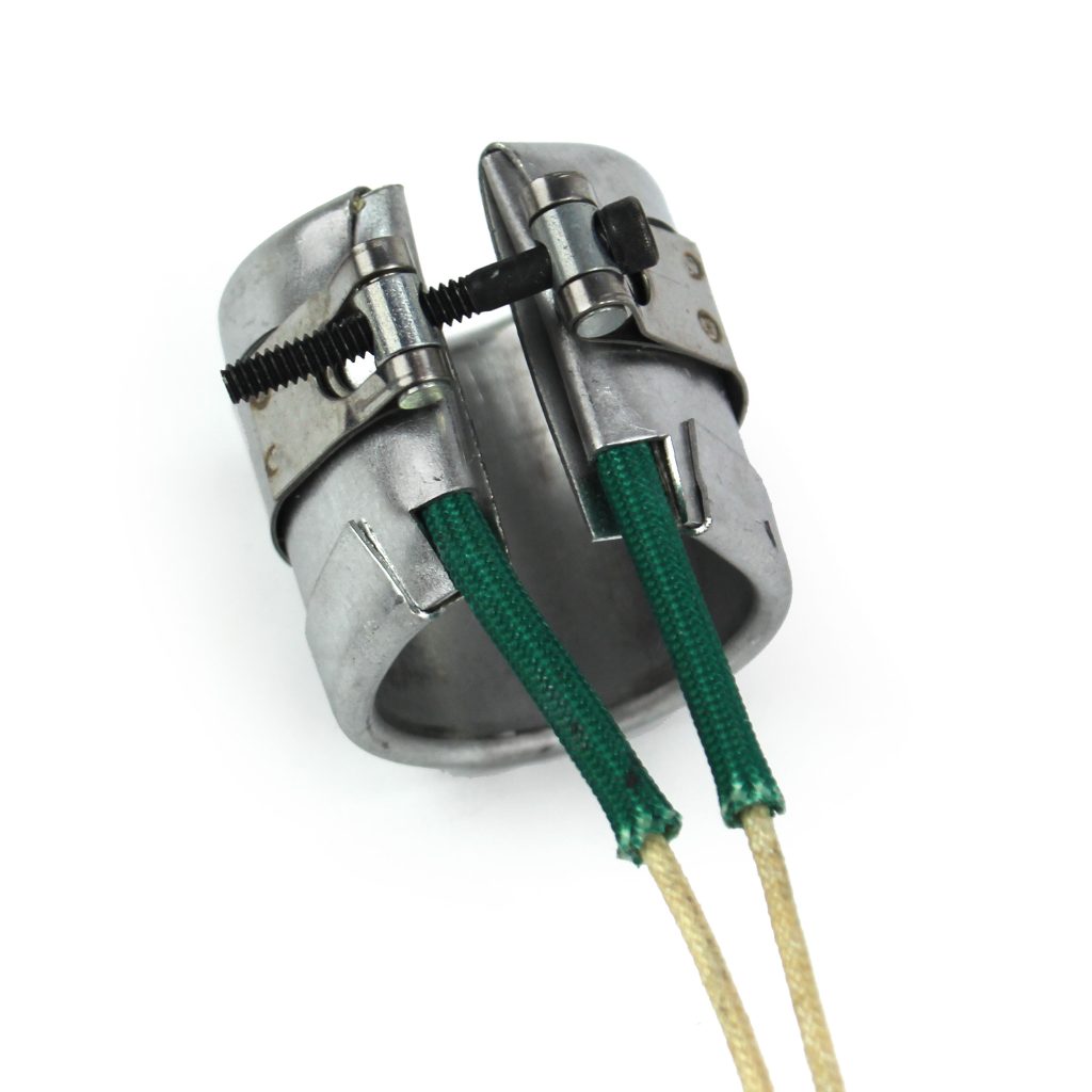 Heater Band, 1-1/4" Inside Diameter x 1-1/2" Wide, Mica, 120 Volt, 200 Watt, 12" Flex Leads