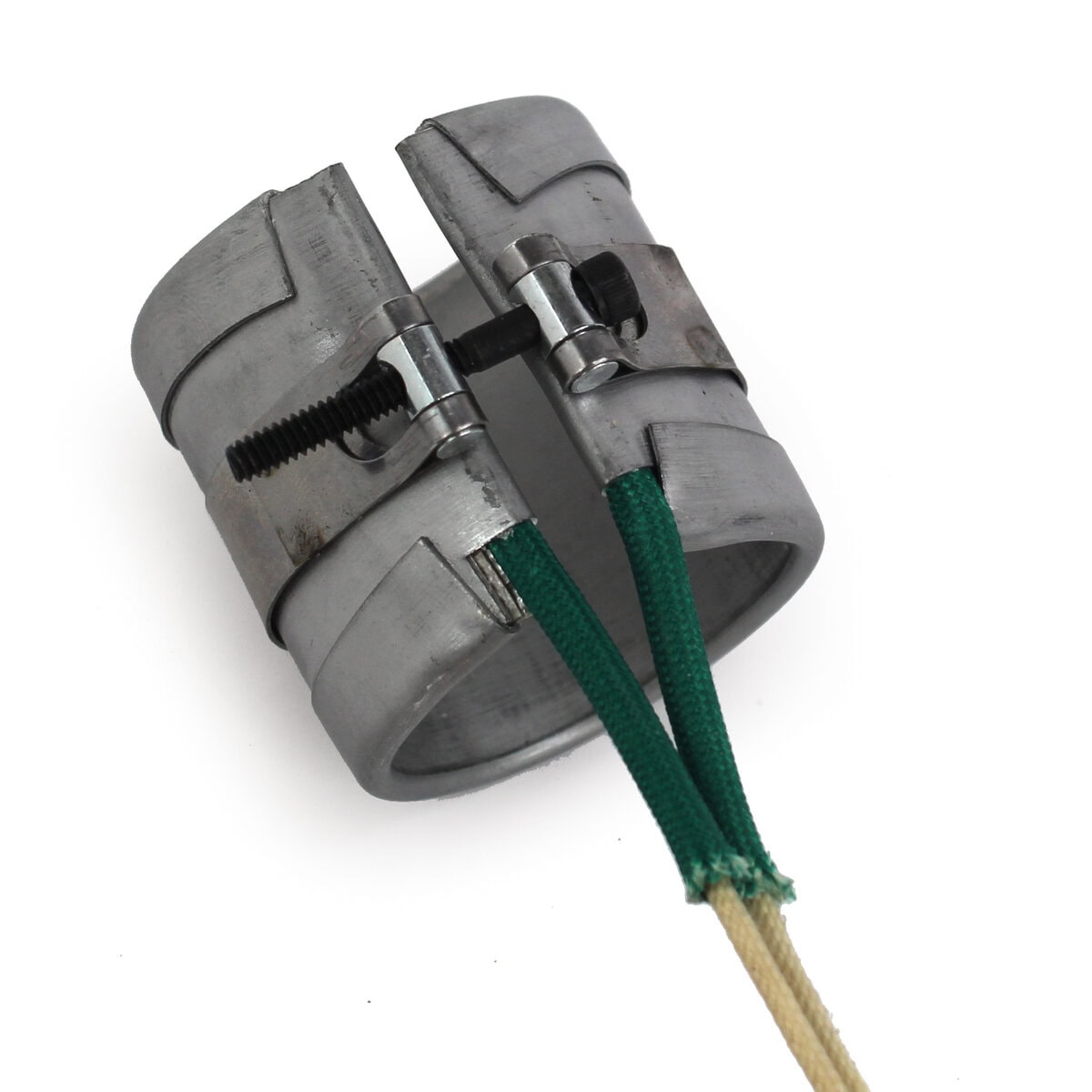 Heater Band, 1-1/2" Inside Diameter x 1-3/4" Wide, Mica, 240 Volt, 285 Watt, 12" Flex Leads - Image 1