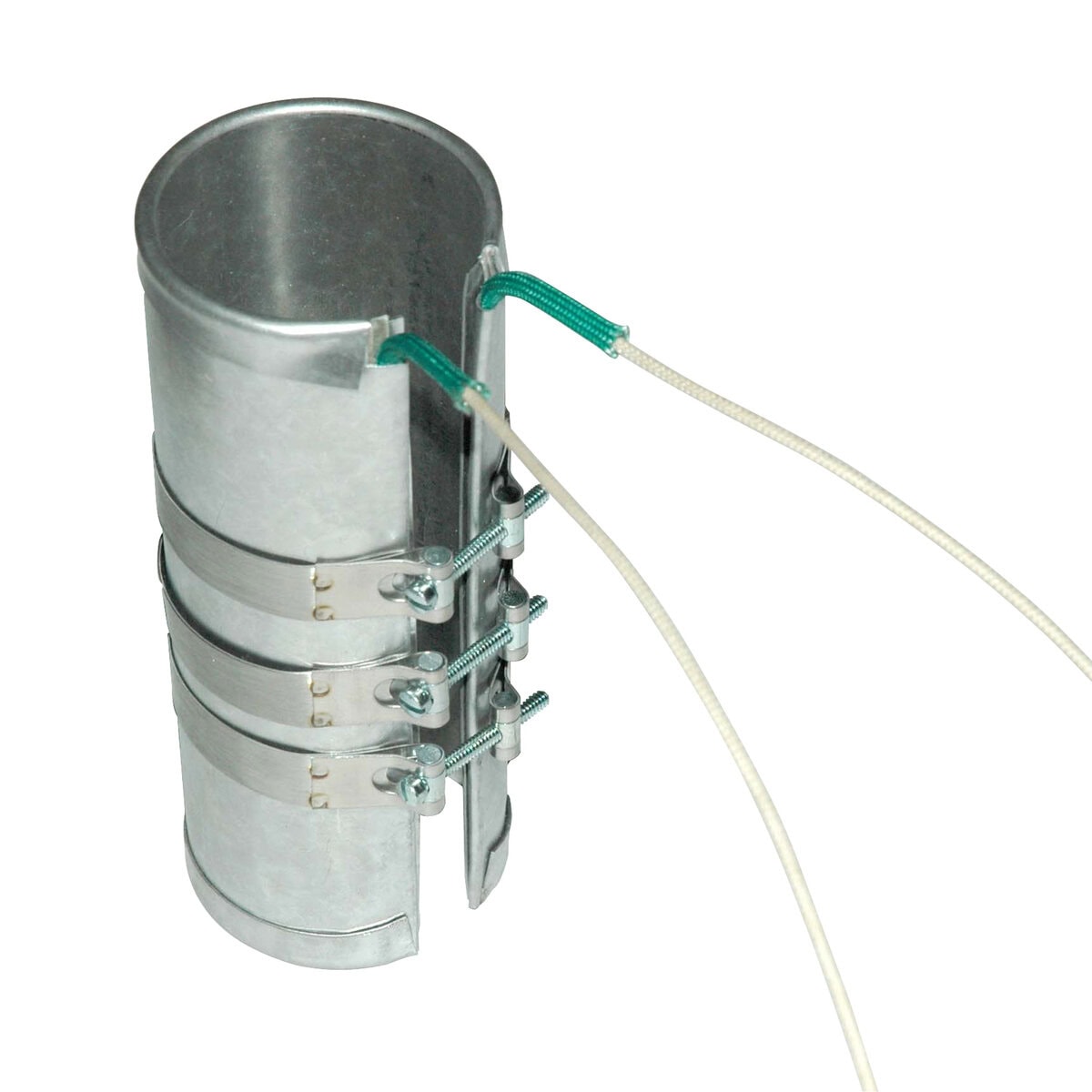 Heater Band, 2" Inside Diameter x 6" Wide, Mica, 240 Volt, 1200 Watt, 12" Flex Leads - Image 2
